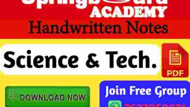 Photo of Science Tech Notes PDF by Springboard Academy